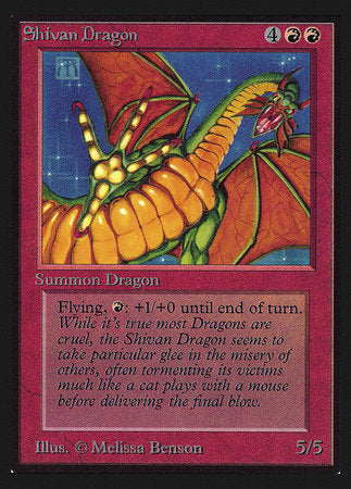 Shivan Dragon (CE) [Collectors’ Edition] | Mindsight Gaming