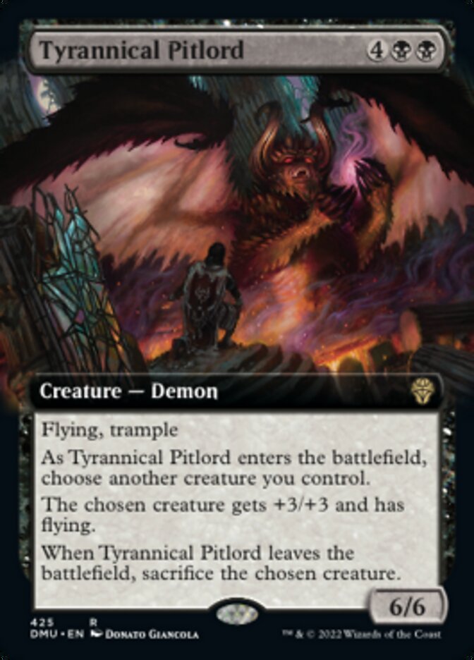 Tyrannical Pitlord (Extended Art) [Dominaria United] | Mindsight Gaming