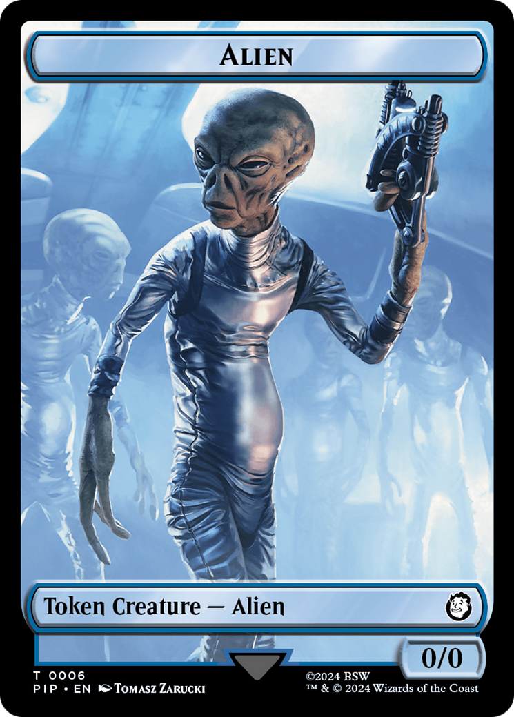 Treasure (0019) // Alien Double-Sided Token [Fallout Tokens] | Mindsight Gaming