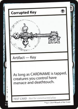 Corrupted Key (2021 Edition) [Mystery Booster Playtest Cards] | Mindsight Gaming