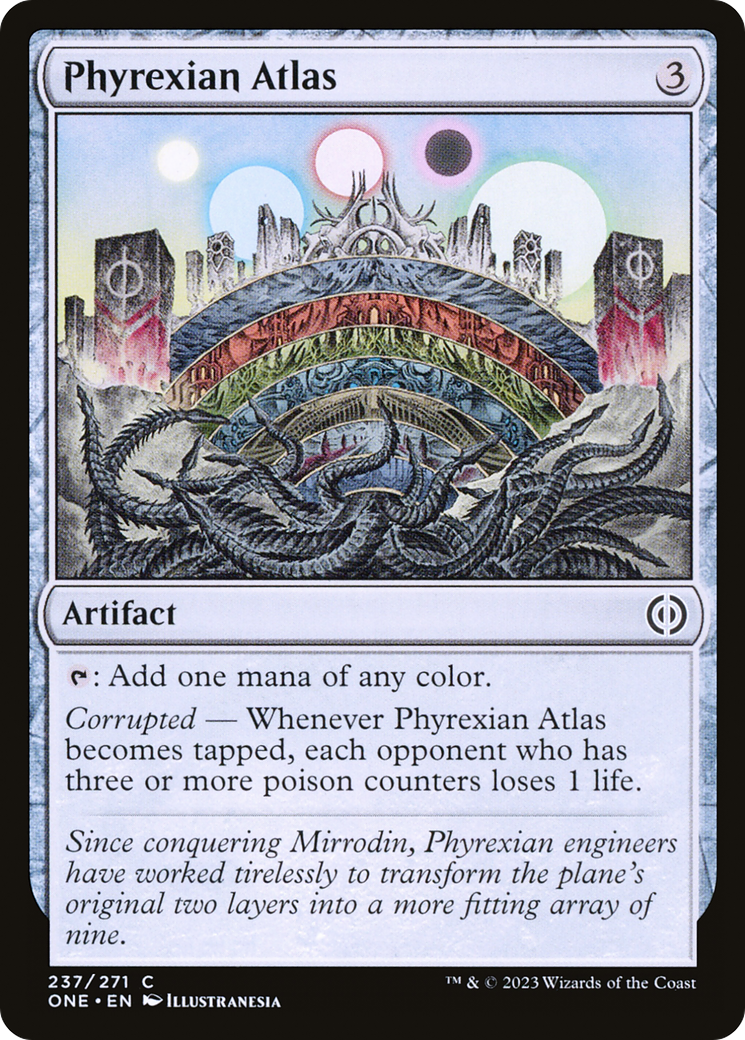 Phyrexian Atlas [Phyrexia: All Will Be One] | Mindsight Gaming