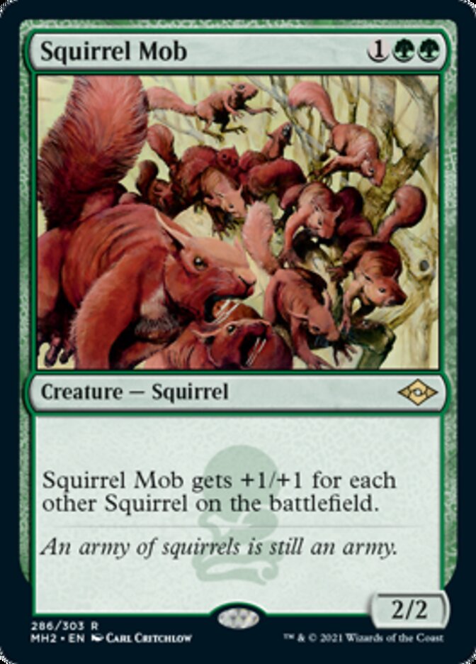 Squirrel Mob (Foil Etched) [Modern Horizons 2] | Mindsight Gaming