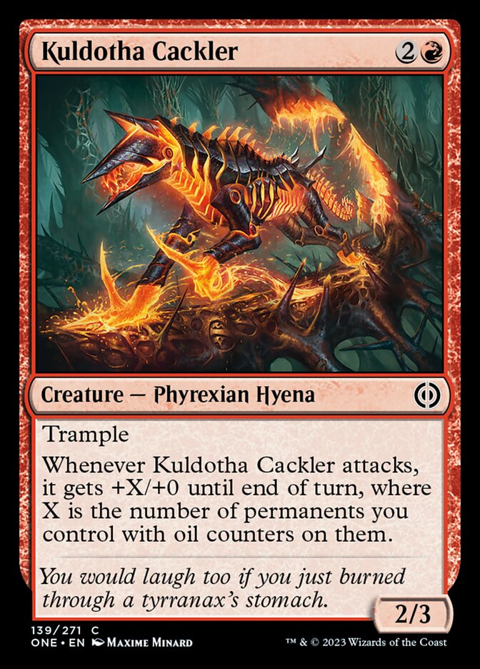 Kuldotha Cackler [Phyrexia: All Will Be One] | Mindsight Gaming