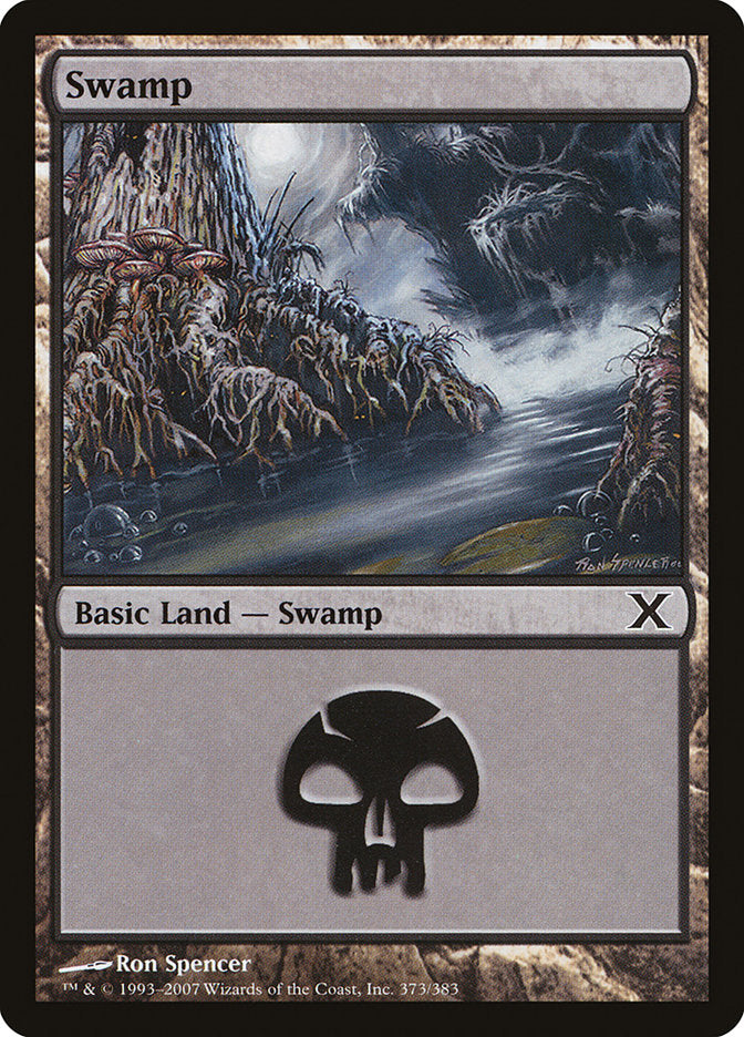 Swamp (373) [Tenth Edition] | Mindsight Gaming