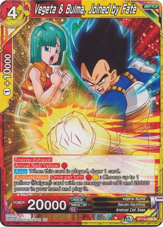 Vegeta & Bulma, Joined by Fate (BT10-146) [Rise of the Unison Warrior 2nd Edition] | Mindsight Gaming