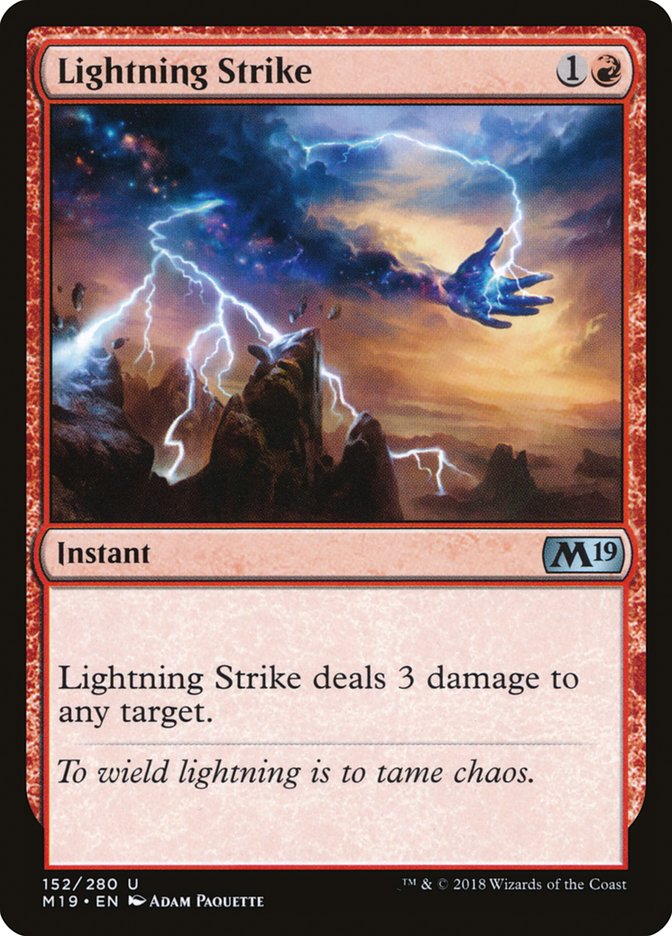 Lightning Strike [Core Set 2019] | Mindsight Gaming
