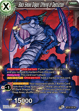 Black Smoke Dragon, Offering of Destruction (Uncommon) [BT13-124] | Mindsight Gaming