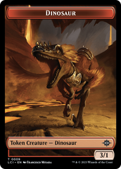 Gnome // Dinosaur (0009) Double-Sided Token [The Lost Caverns of Ixalan Tokens] | Mindsight Gaming