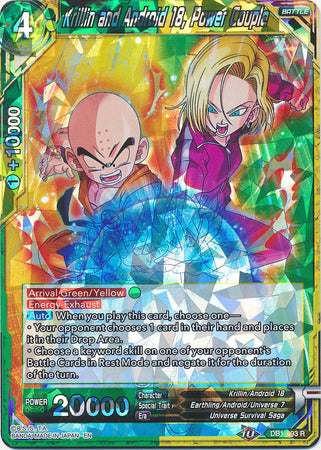 Krillin and Android 18, Power Couple (DB1-093) [Dragon Brawl] | Mindsight Gaming