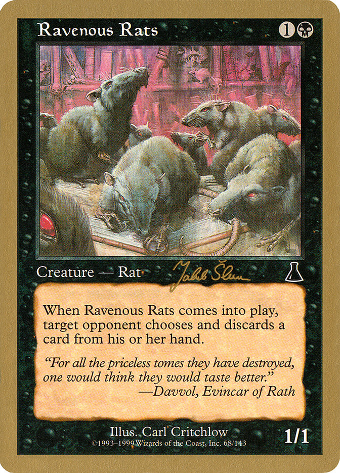 Ravenous Rats (Jakub Slemr) [World Championship Decks 1999] | Mindsight Gaming