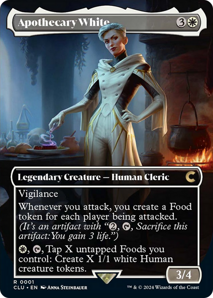Apothecary White (Borderless) [Ravnica: Clue Edition] | Mindsight Gaming