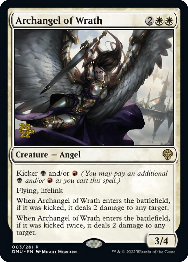 Archangel of Wrath [Dominaria United Prerelease Promos] | Mindsight Gaming