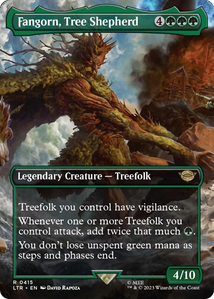 Fangorn, Tree Shepherd (Borderless Alternate Art) [The Lord of the Rings: Tales of Middle-Earth] | Mindsight Gaming