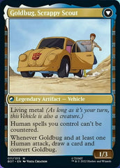 Goldbug, Humanity's Ally // Goldbug, Scrappy Scout [Universes Beyond: Transformers] | Mindsight Gaming