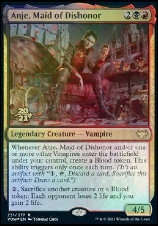 Anje, Maid of Dishonor [Innistrad: Crimson Vow Prerelease Promos] | Mindsight Gaming