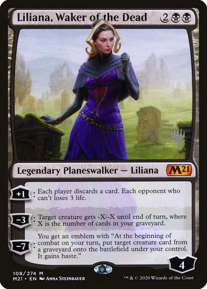 Liliana, Waker of the Dead (Promo Pack) [Core Set 2021 Promos] | Mindsight Gaming