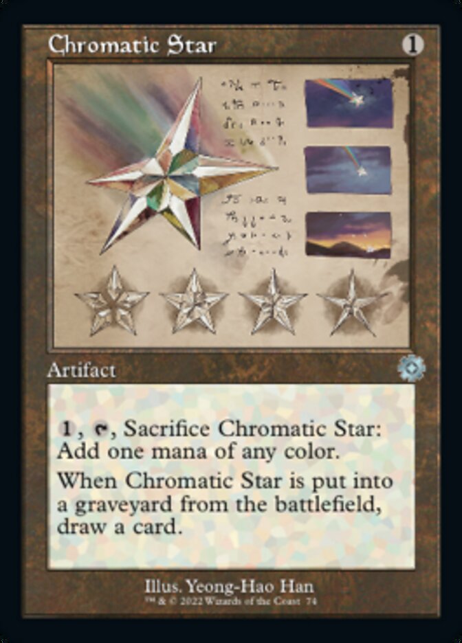 Chromatic Star (Retro Schematic) [The Brothers' War Retro Artifacts] | Mindsight Gaming