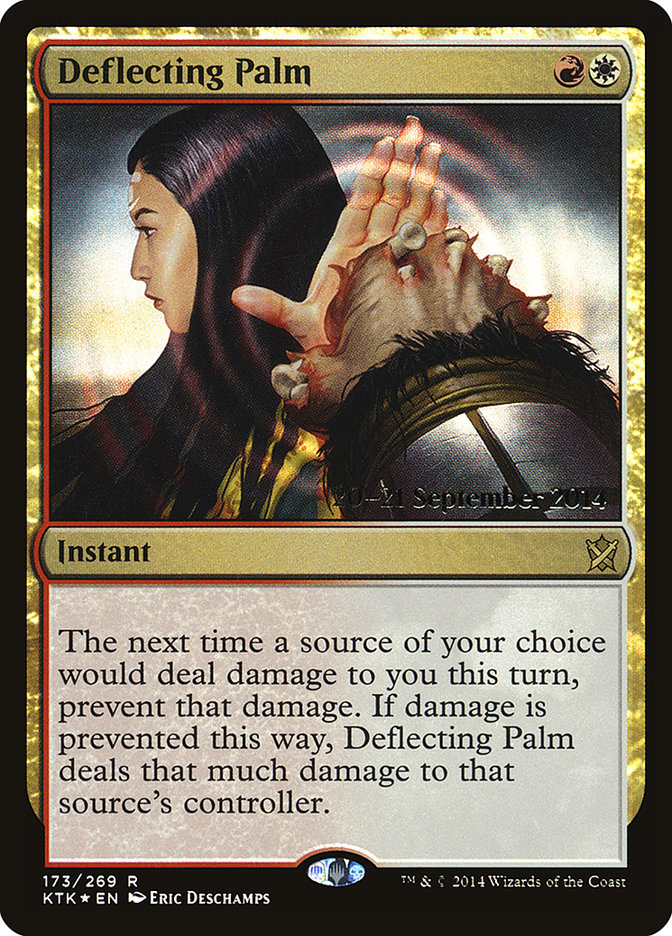 Deflecting Palm  [Khans of Tarkir Prerelease Promos] | Mindsight Gaming