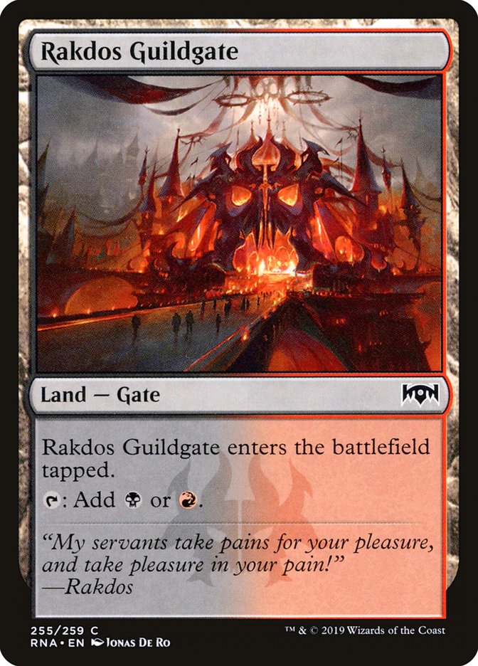 Rakdos Guildgate (255/259) [Ravnica Allegiance] | Mindsight Gaming