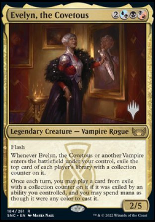 Evelyn, the Covetous (Promo Pack) [Streets of New Capenna Promos] | Mindsight Gaming