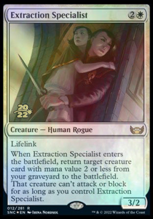 Extraction Specialist [Streets of New Capenna Prerelease Promos] | Mindsight Gaming