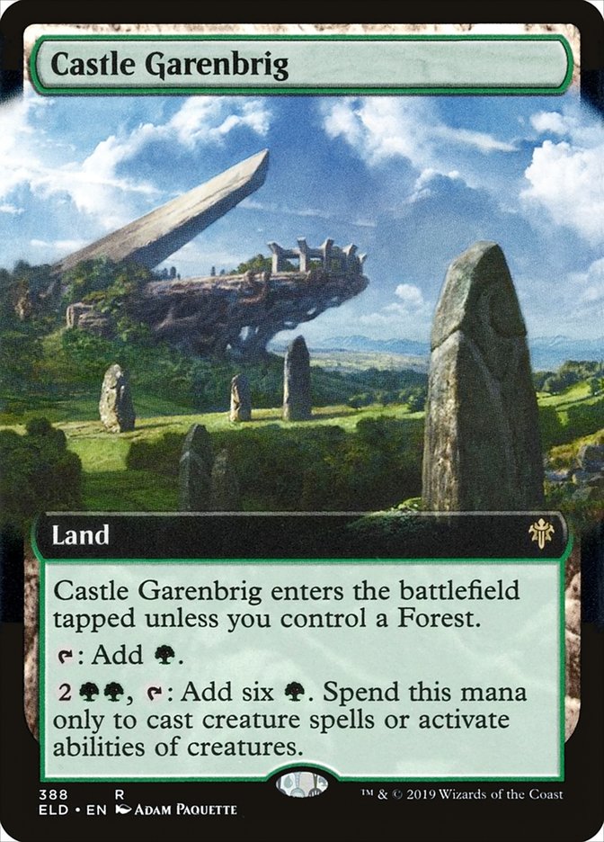 Castle Garenbrig (Extended Art) [Throne of Eldraine] | Mindsight Gaming