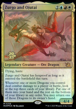 Zurgo and Ojutai [March of the Machine Prerelease Promos] | Mindsight Gaming