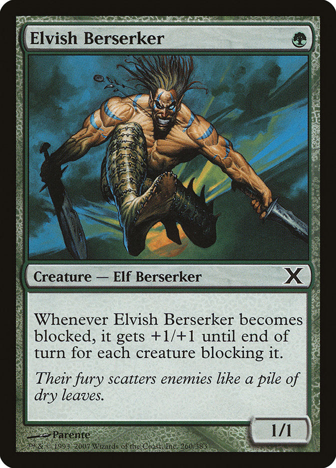 Elvish Berserker [Tenth Edition] | Mindsight Gaming