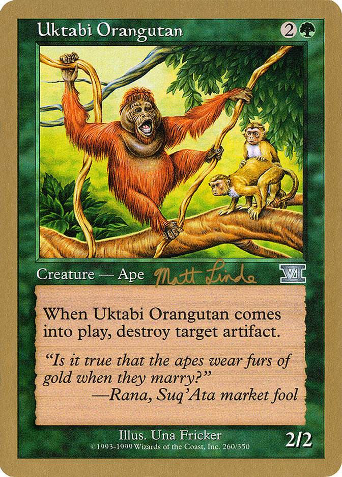 Uktabi Orangutan (Matt Linde) [World Championship Decks 1999] | Mindsight Gaming