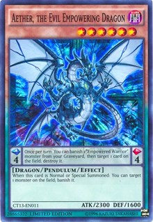 Aether, the Evil Empowering Dragon [CT13-EN011] Super Rare | Mindsight Gaming