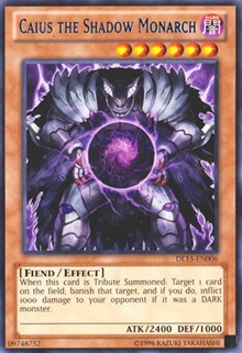 Caius the Shadow Monarch (Blue) [DL15-EN006] Rare | Mindsight Gaming