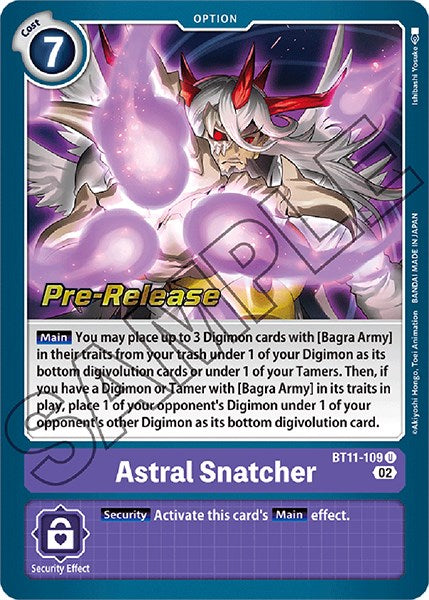Astral Snatcher [BT11-109] [Dimensional Phase Pre-Release Promos] | Mindsight Gaming