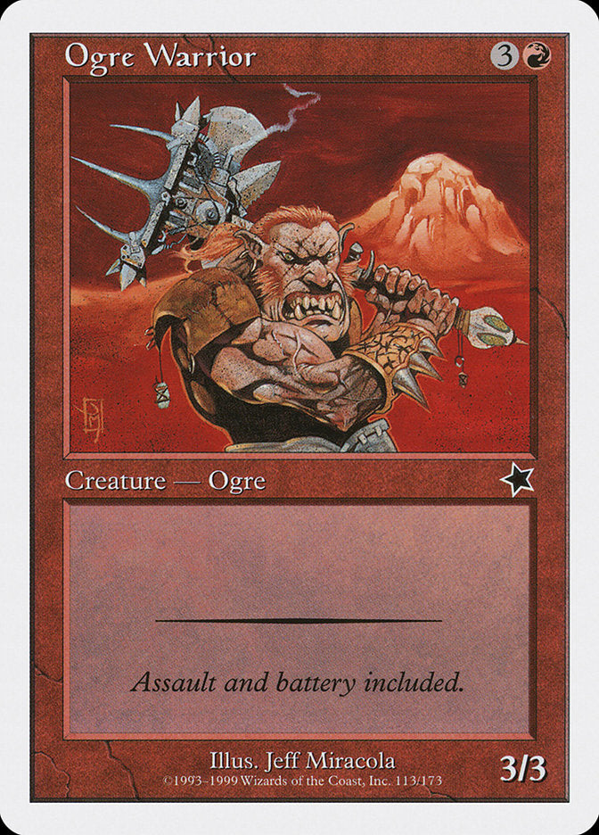 Ogre Warrior [Starter 1999] | Mindsight Gaming