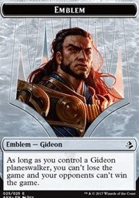 Emblem - Gideon of the Trials // Zombie Token [Amonkhet] | Mindsight Gaming
