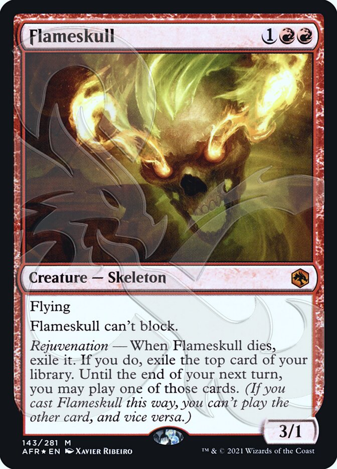 Flameskull (Ampersand Promo) [Dungeons & Dragons: Adventures in the Forgotten Realms Promos] | Mindsight Gaming