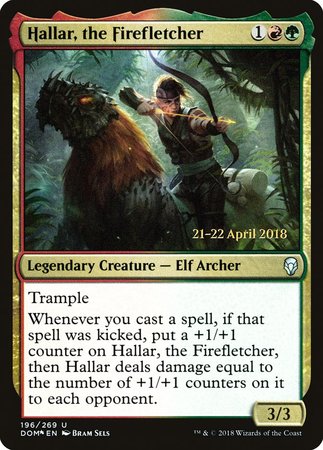 Hallar, the Firefletcher [Dominaria Promos] | Mindsight Gaming