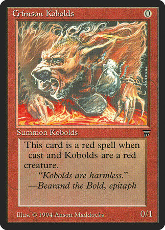Crimson Kobolds [Legends] | Mindsight Gaming