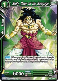 Broly, Dawn of the Rampage [BT1-076] | Mindsight Gaming