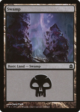 Swamp (308) [Commander 2011] | Mindsight Gaming