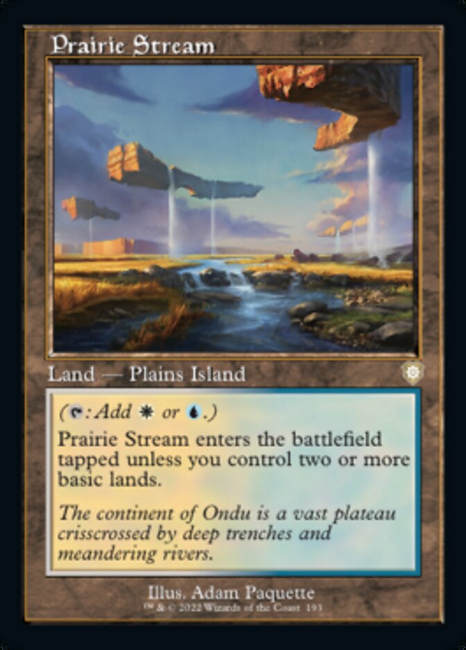 Prairie Stream (Retro) [The Brothers' War Commander] | Mindsight Gaming
