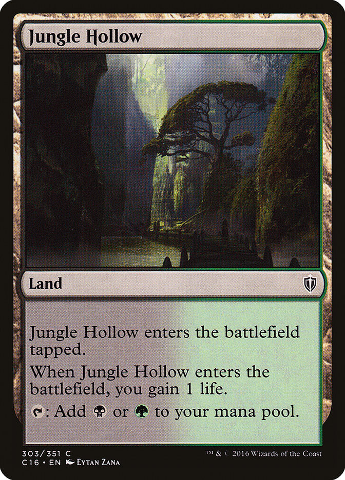 Jungle Hollow [Commander 2016] | Mindsight Gaming