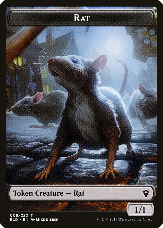 Rat [Throne of Eldraine Tokens] | Mindsight Gaming