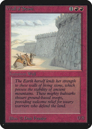 Wall of Stone [Limited Edition Alpha] | Mindsight Gaming