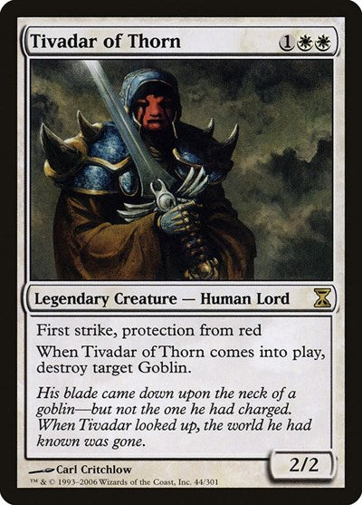Tivadar of Thorn [Time Spiral] | Mindsight Gaming