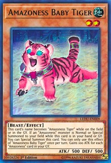 Amazoness Baby Tiger [LEDU-EN009] Ultra Rare | Mindsight Gaming