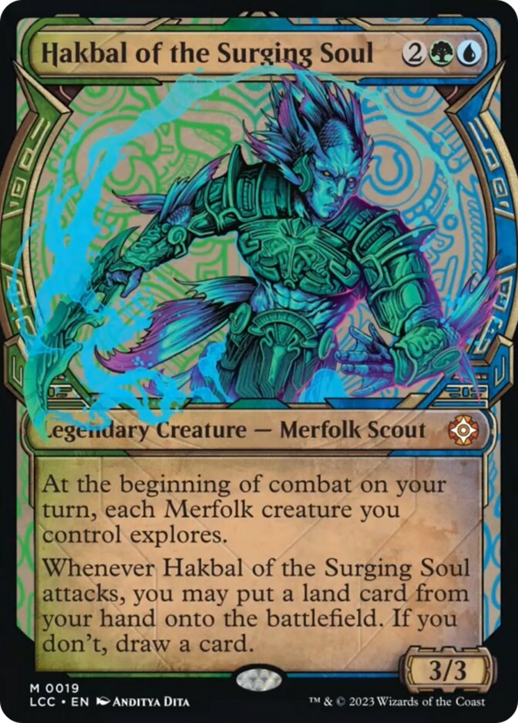 Hakbal of the Surging Soul (Showcase) [The Lost Caverns of Ixalan Commander] | Mindsight Gaming