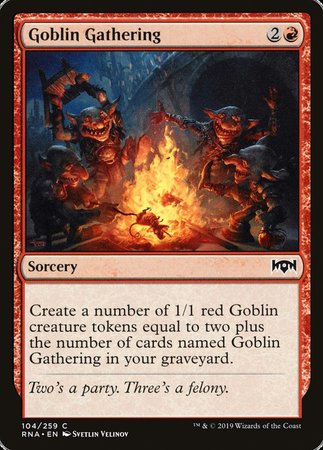 Goblin Gathering [Ravnica Allegiance] | Mindsight Gaming