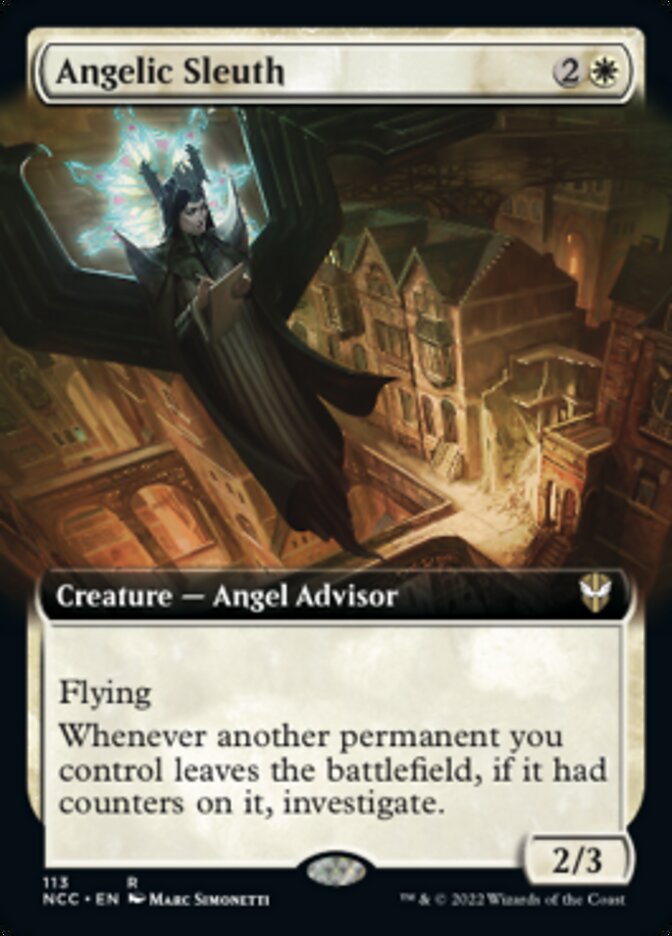 Angelic Sleuth (Extended Art) [Streets of New Capenna Commander] | Mindsight Gaming