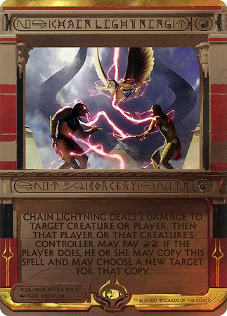 Chain Lightning [Amonkhet Invocations] | Mindsight Gaming