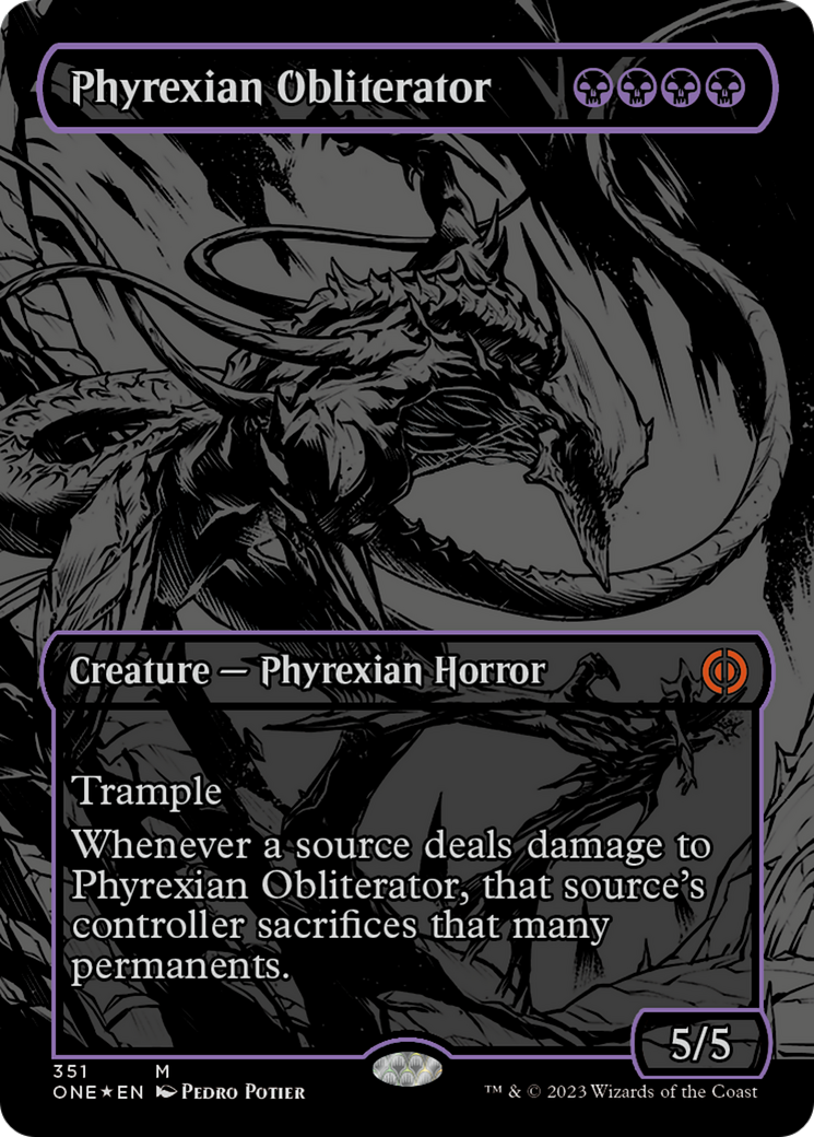 Phyrexian Obliterator (Oil Slick Raised Foil) [Phyrexia: All Will Be One] | Mindsight Gaming